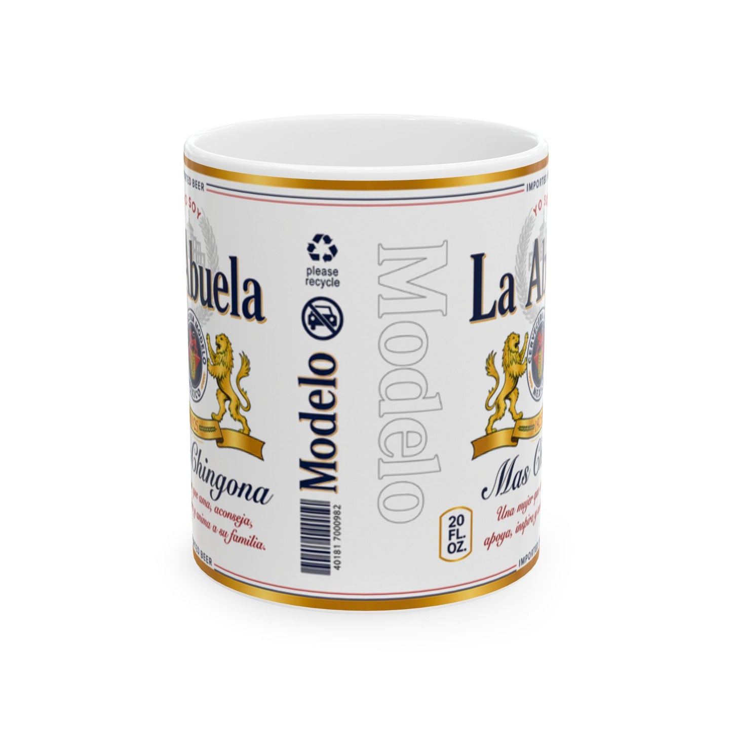 Yo Soy La Abuela Más Chingona Mug, Spanish Grandmother Gift