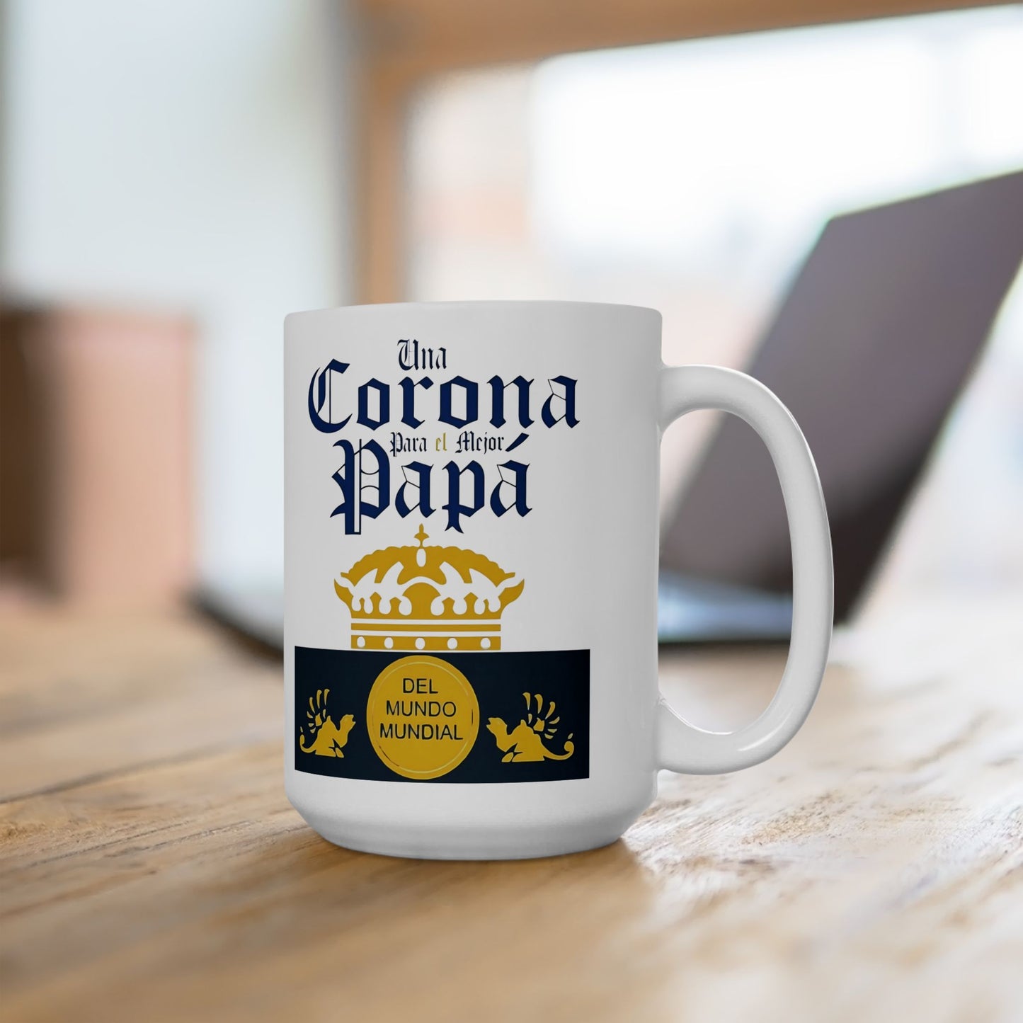 Una Corona Para El mejor Papa Mug, Cup Perfect for Birthdays