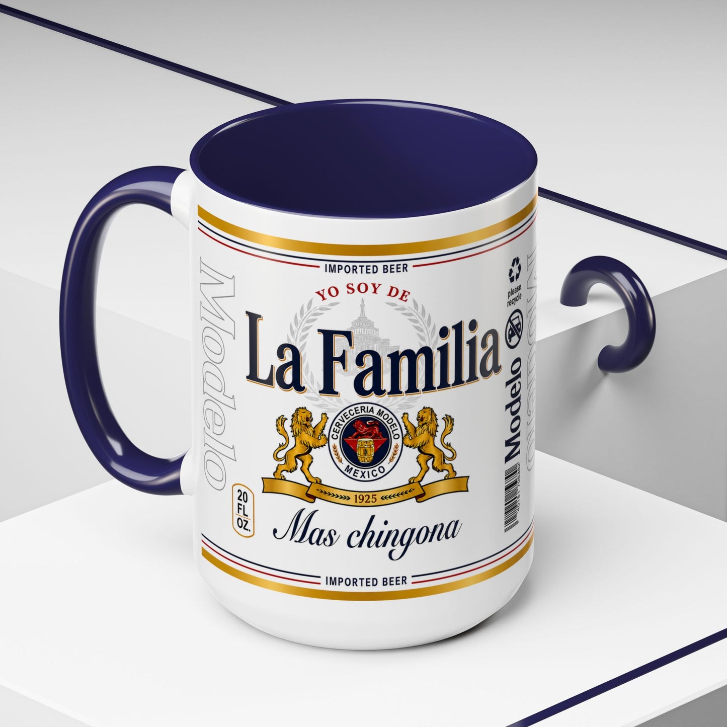 La Familia Más Chingona Mug, Funny Spanish Family Coffee Cup