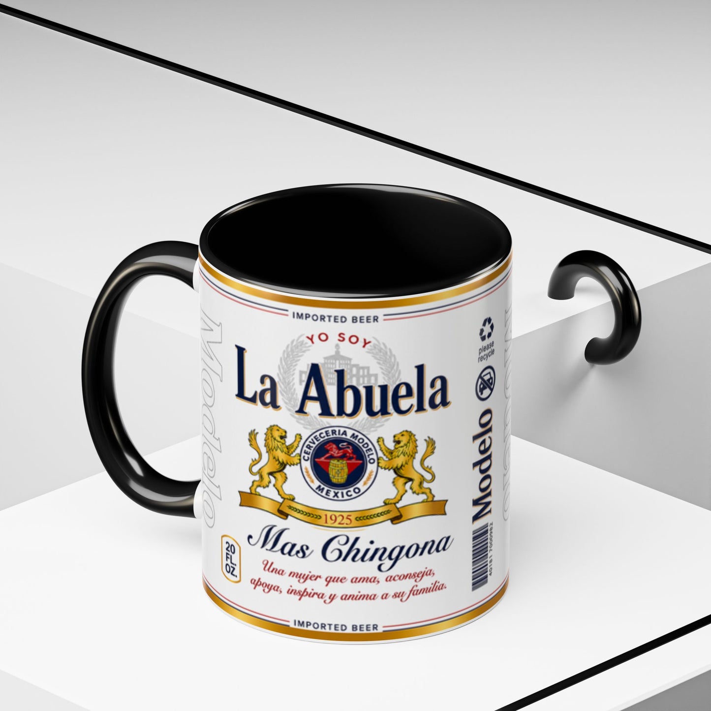 La Abuela Más Chingona Mug, Spanish Grandma Coffee Cup