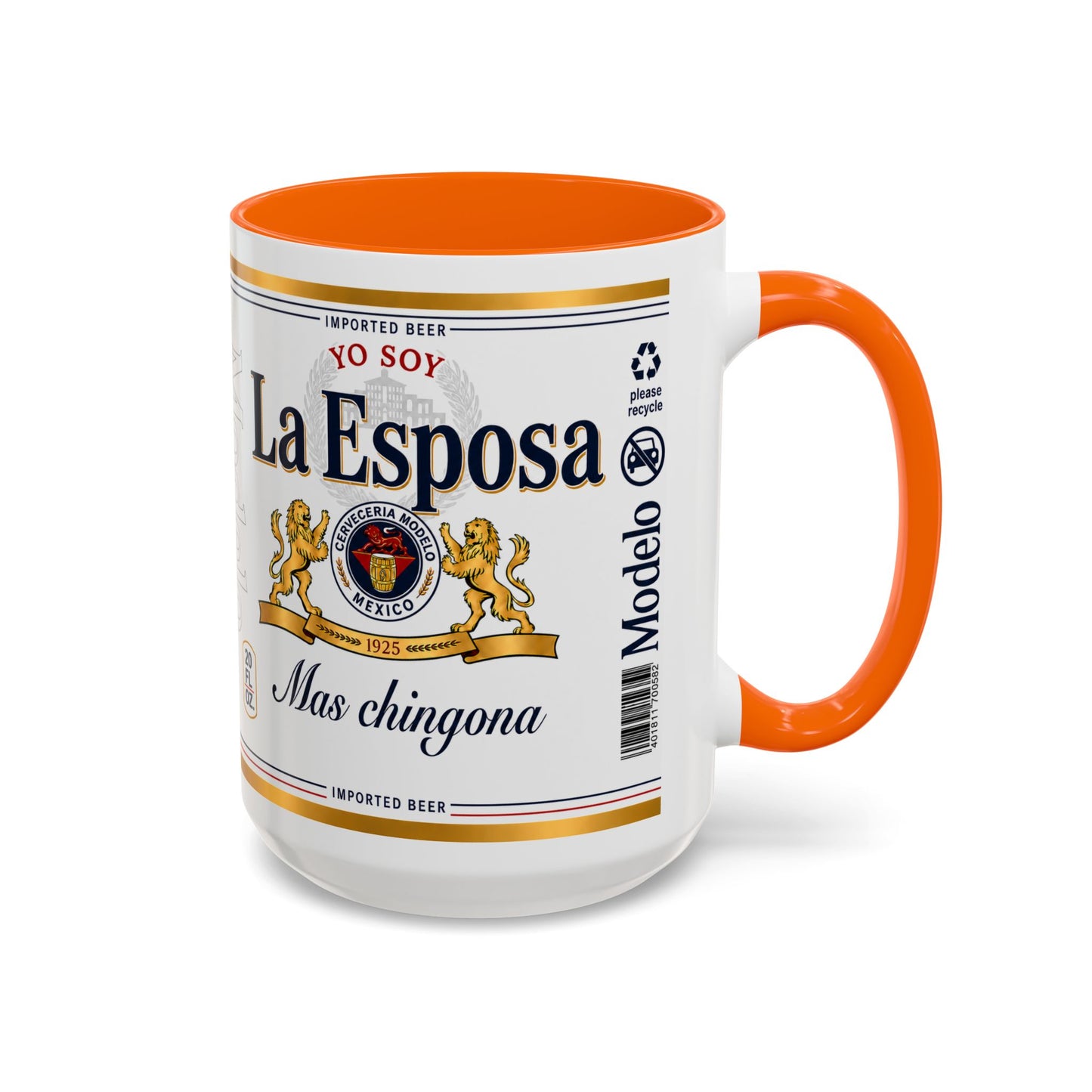 La Esposa Más Chingona Mug, Funny Spanish Wife Coffee Cup