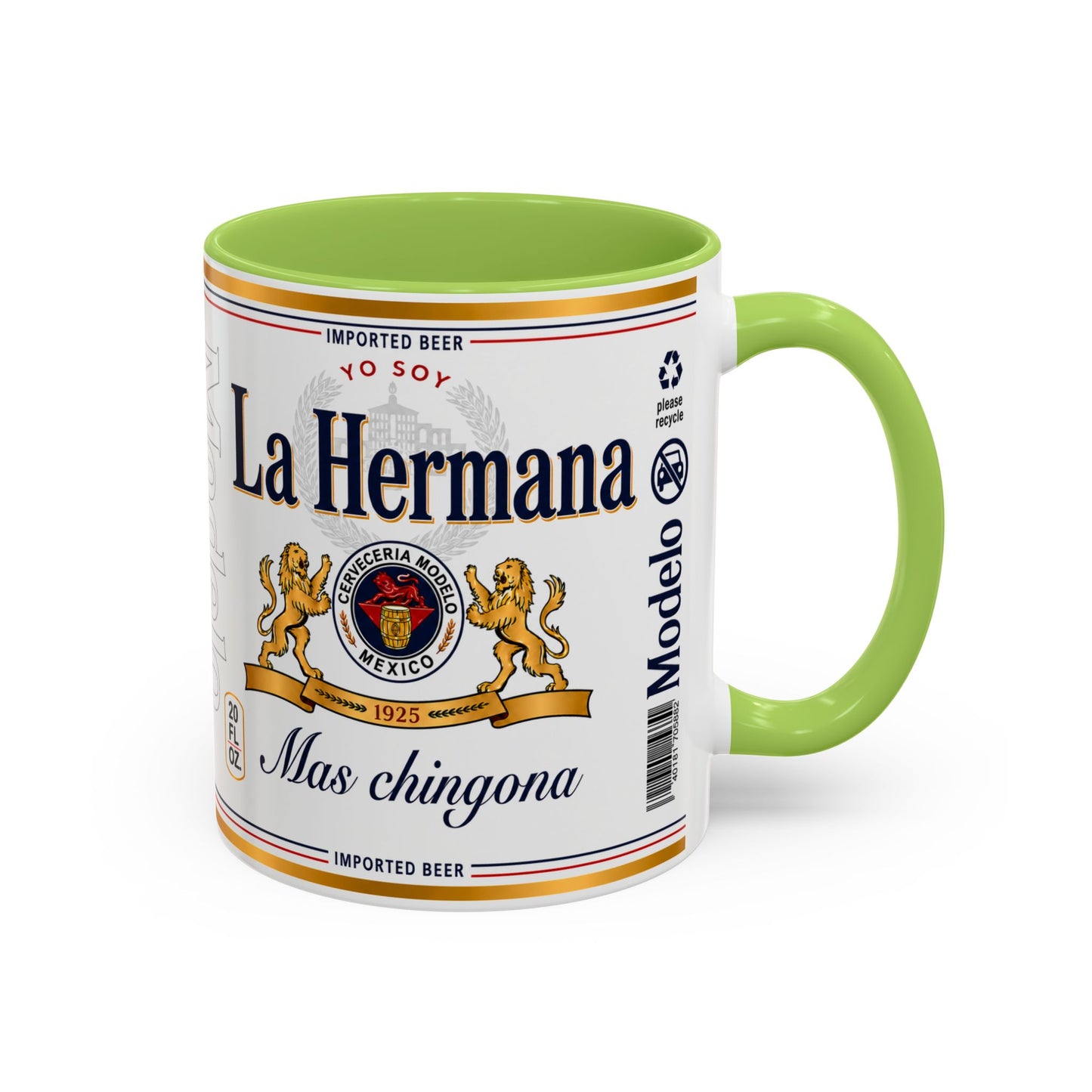 La Hermana Más Chingona Mug, Funny Spanish Sister Coffee Cup