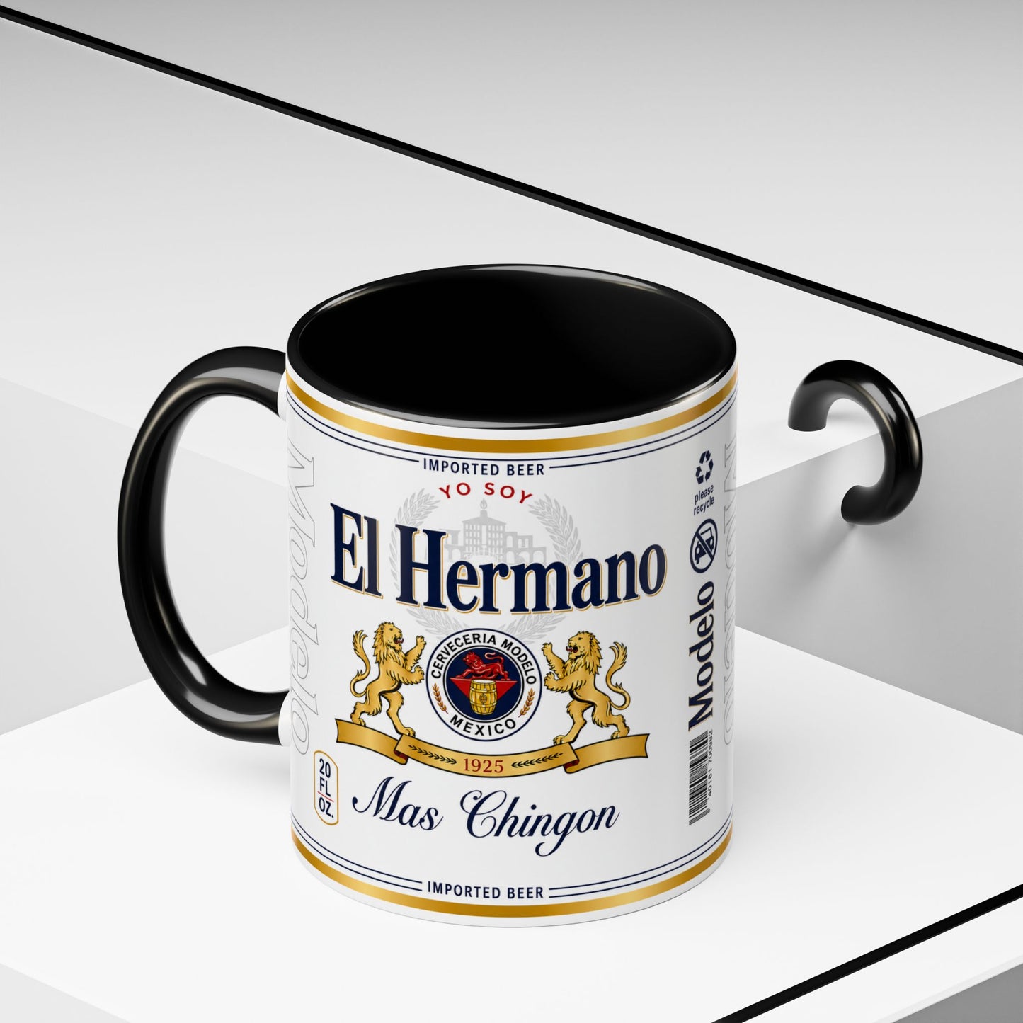 El Hermano Más Chingón Mug, Funny Spanish Brother Coffee Cup