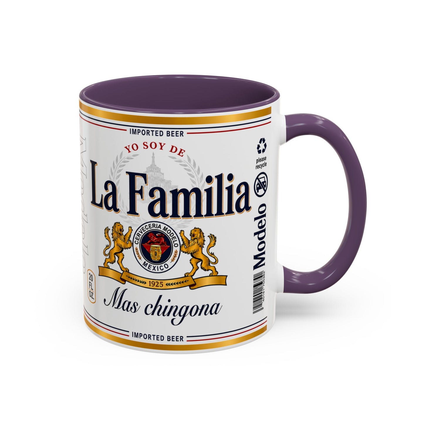 La Familia Más Chingona Mug, Funny Spanish Family Coffee Cup