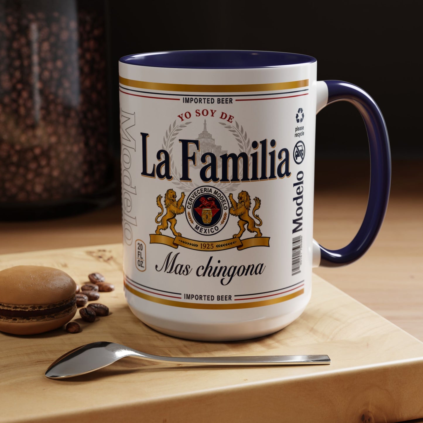 La Familia Más Chingona Mug, Funny Spanish Family Coffee Cup