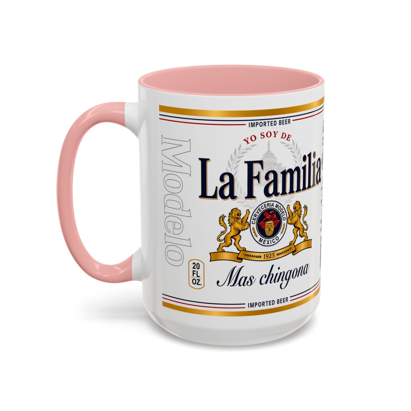 La Familia Más Chingona Mug, Funny Spanish Family Coffee Cup