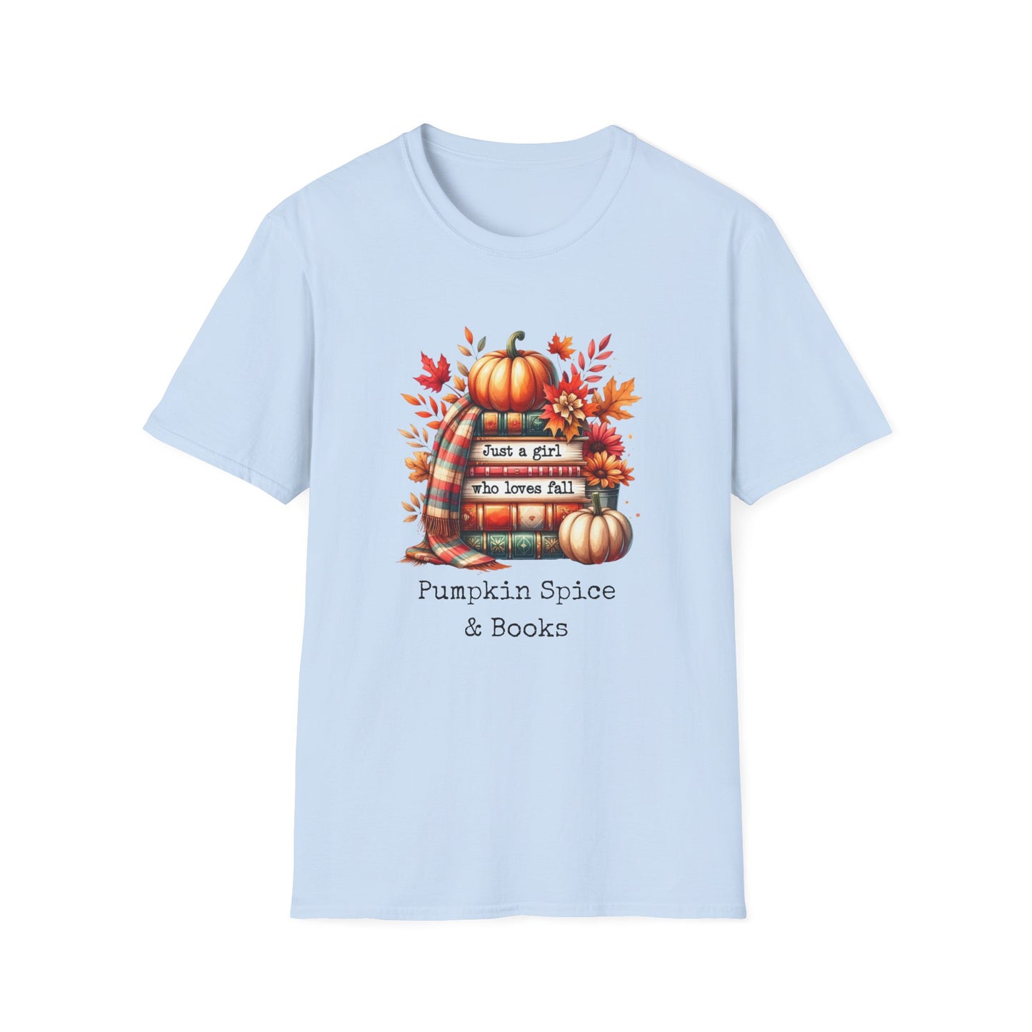 Pumpkin Spice & Books – Fall Reading T-Shirt