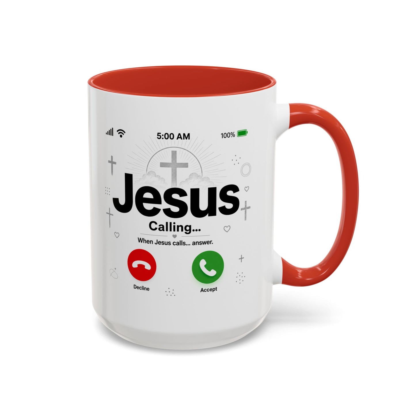 Jesus Calling Mug Christian Coffee Cup Faith Gift Pastor Bible Study Church
