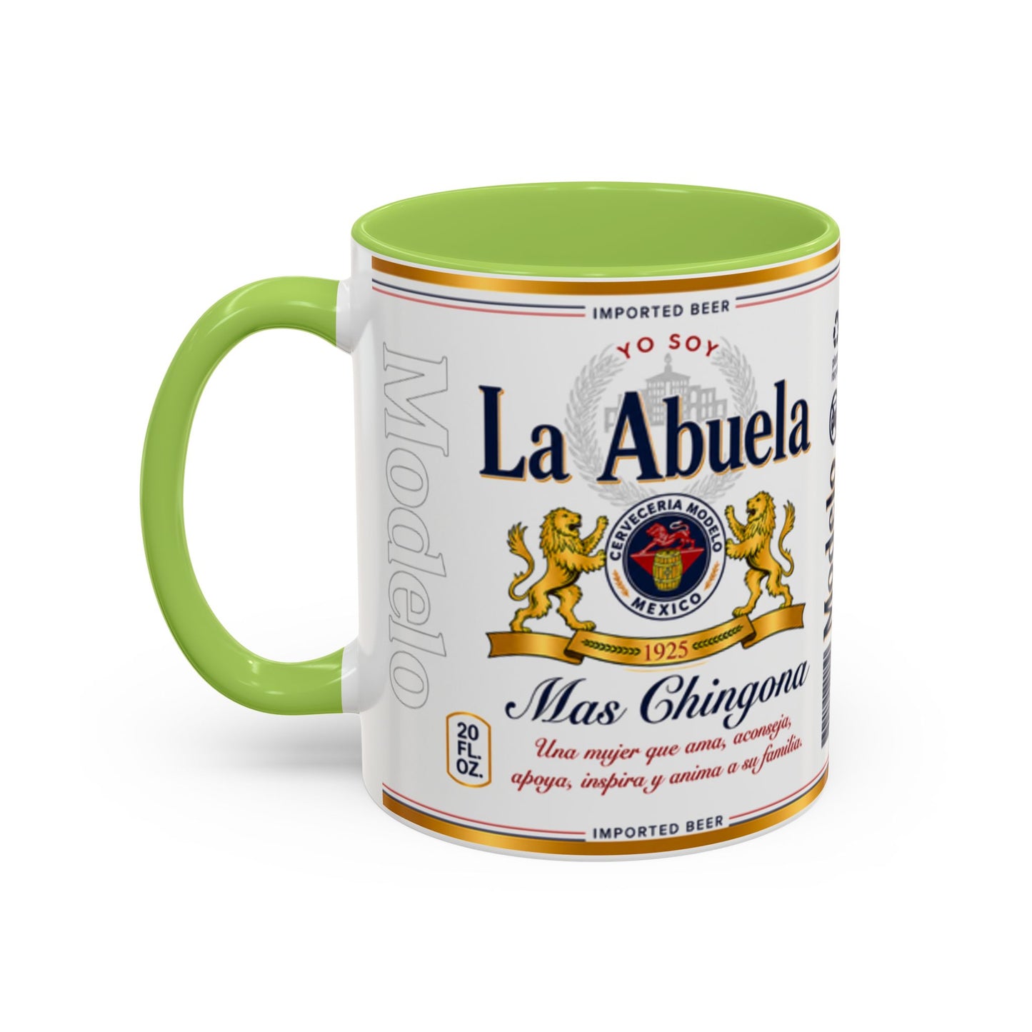 La Abuela Más Chingona Mug, Spanish Grandma Coffee Cup