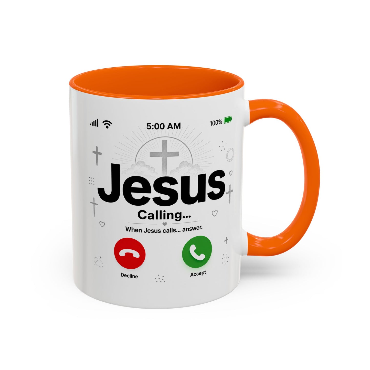 Jesus Calling Mug Christian Coffee Cup Faith Gift Pastor Bible Study Church