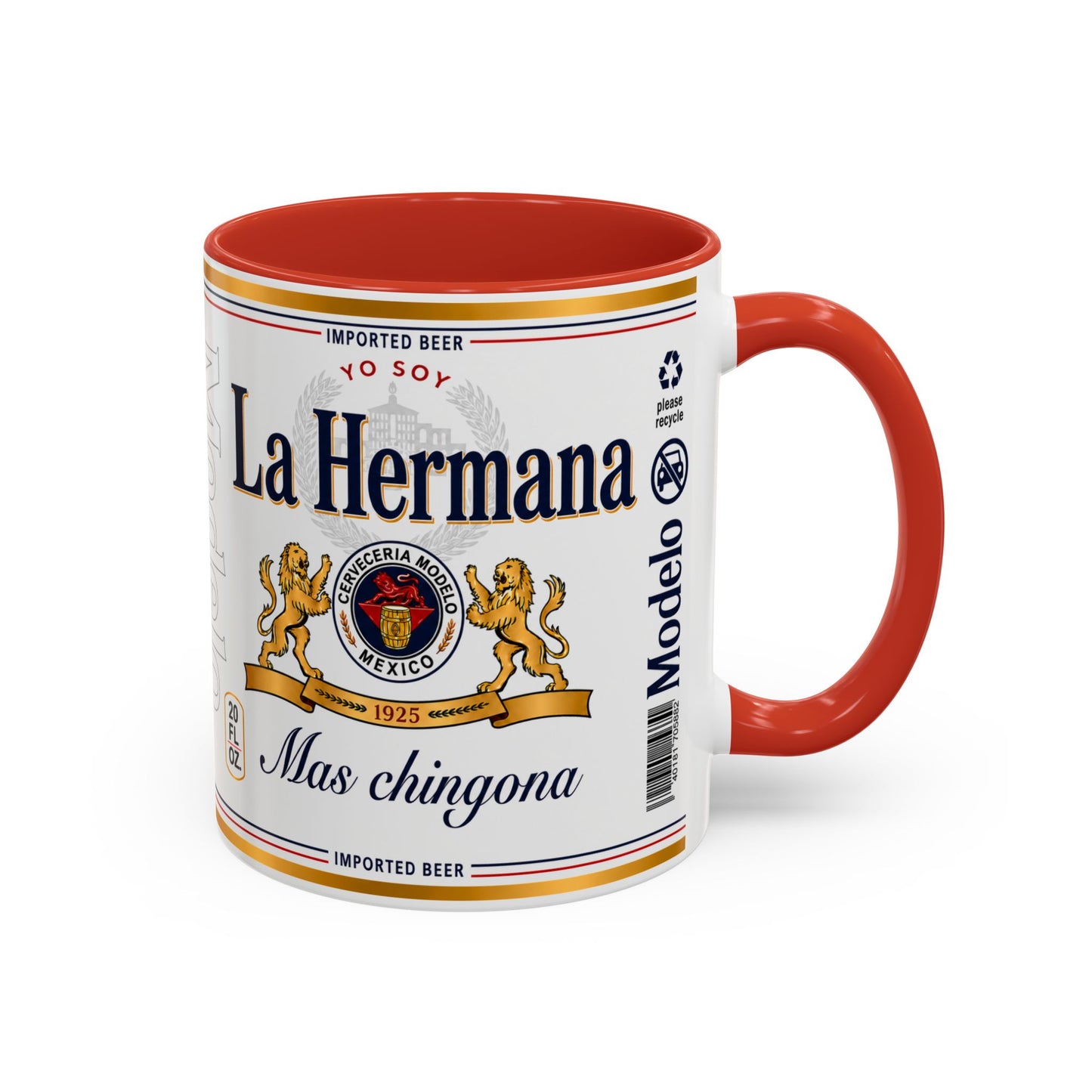 La Hermana Más Chingona Mug, Funny Spanish Sister Coffee Cup