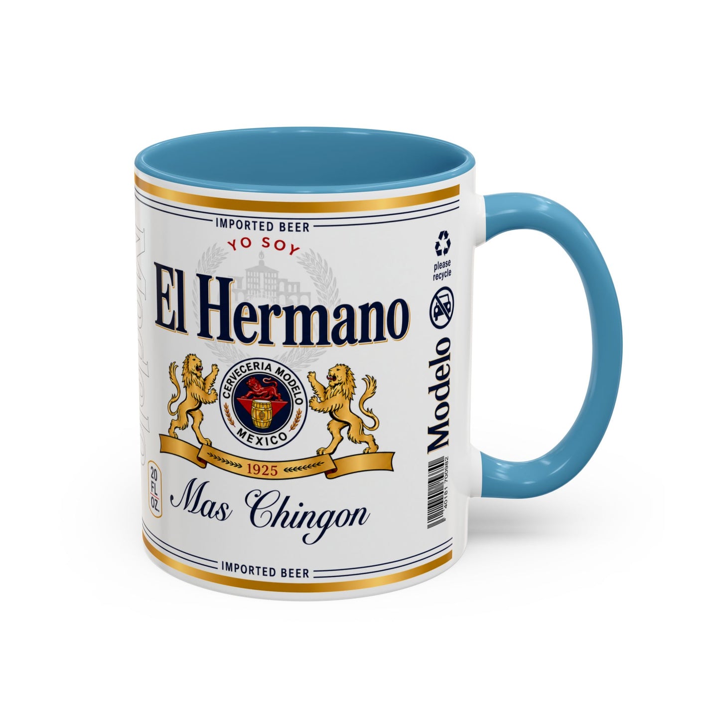El Hermano Más Chingón Mug, Funny Spanish Brother Coffee Cup