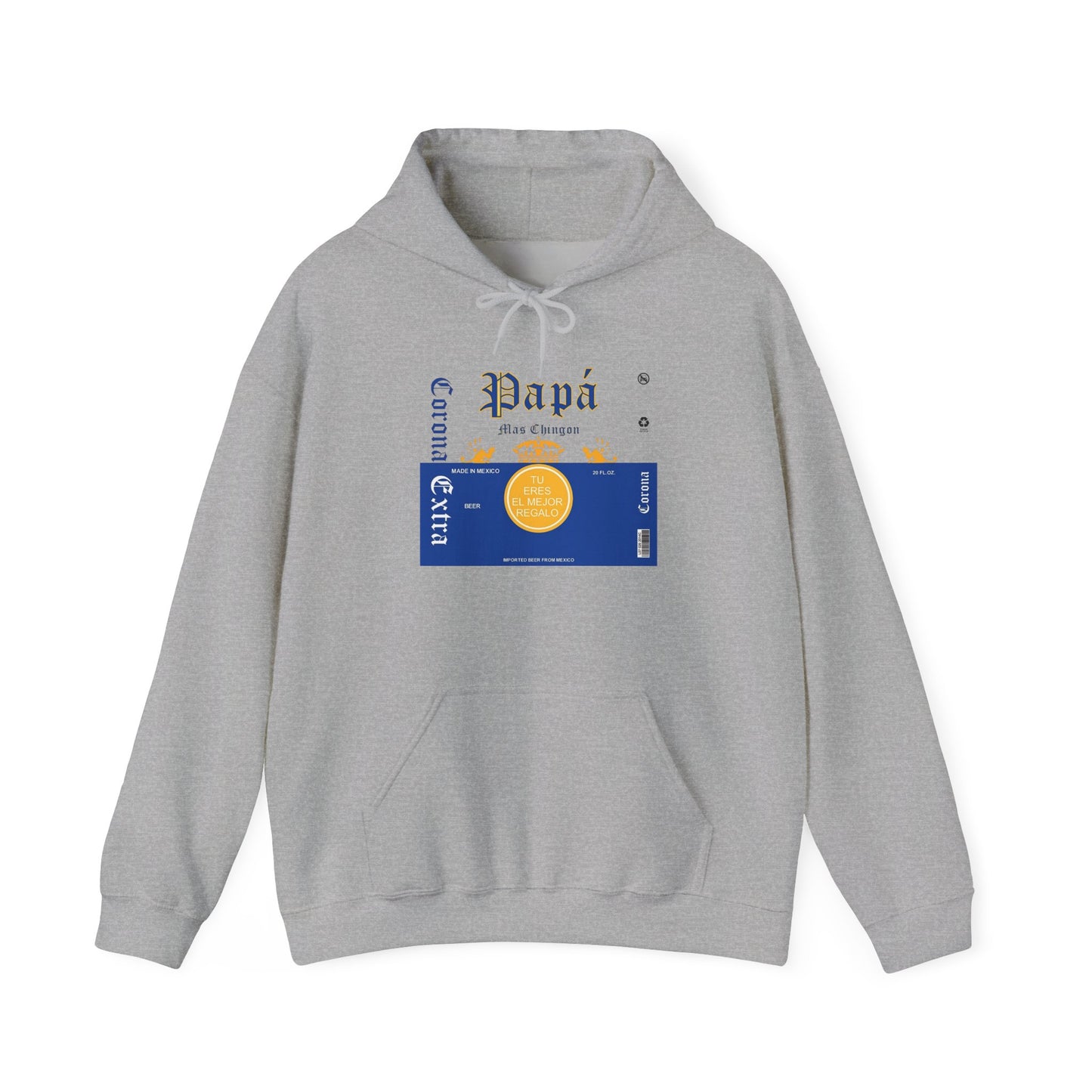 Cool Hoodie for Dad, Corona Extra Papa Mas Chingon