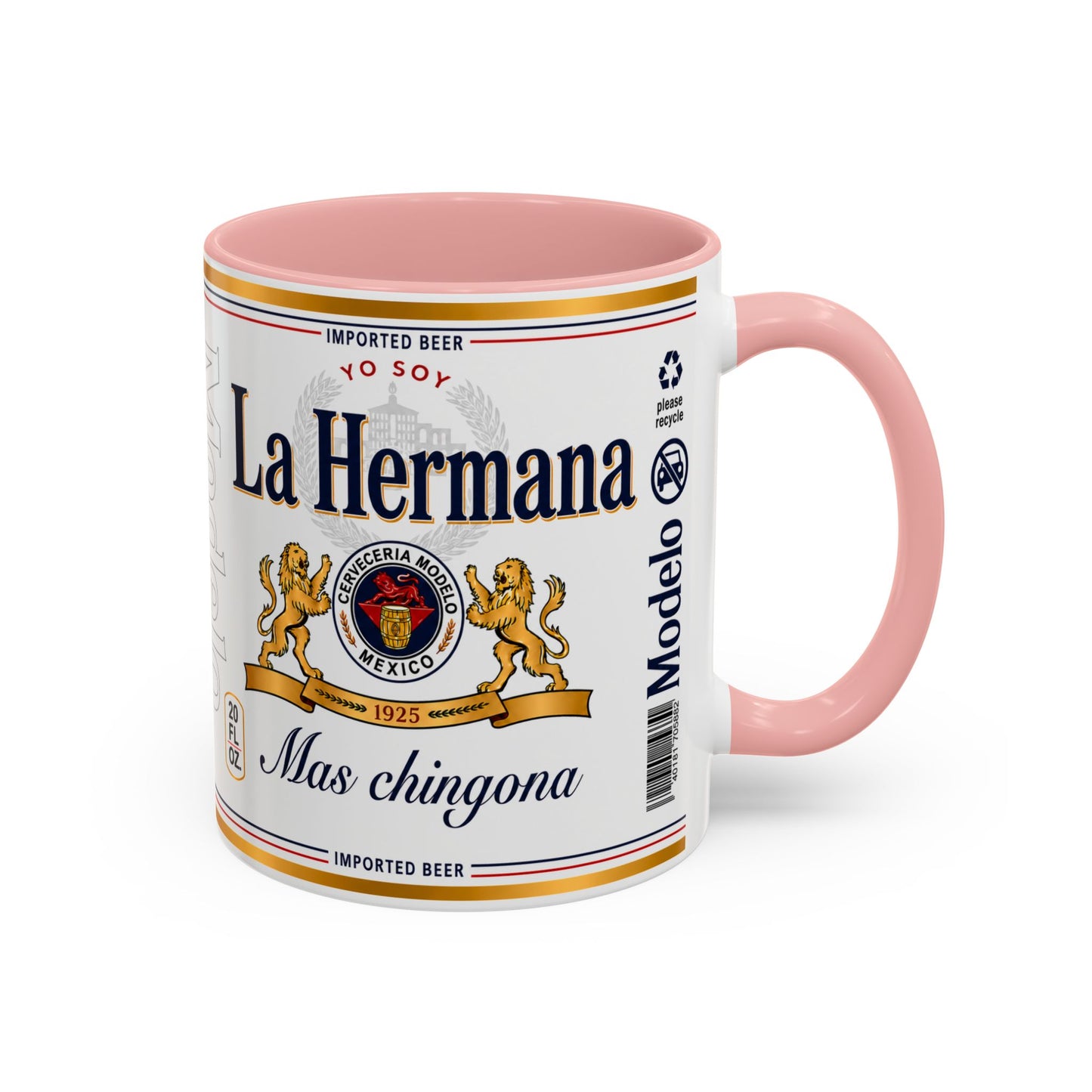 La Hermana Más Chingona Mug, Funny Spanish Sister Coffee Cup