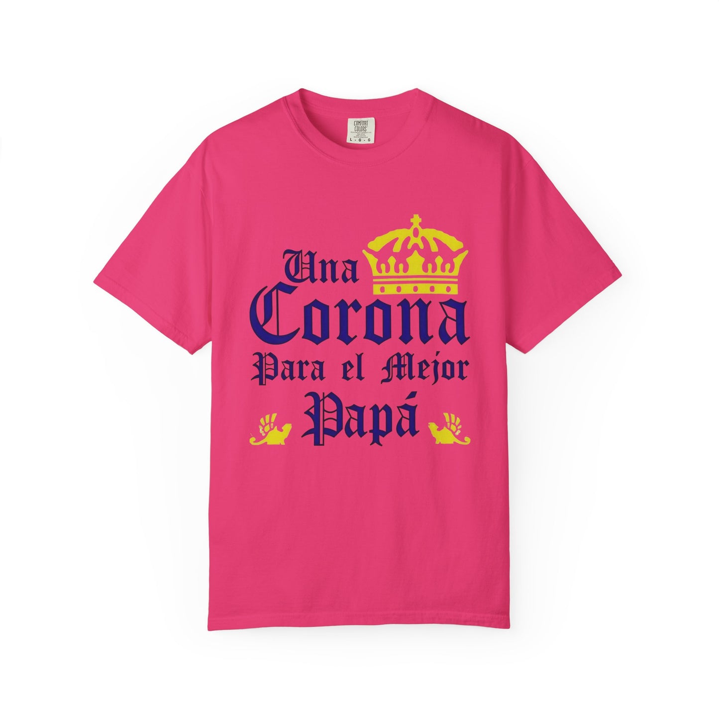 T-shirt Una Corona Para El Mejor Papa Del Mundo, T-shirt for beer lovers