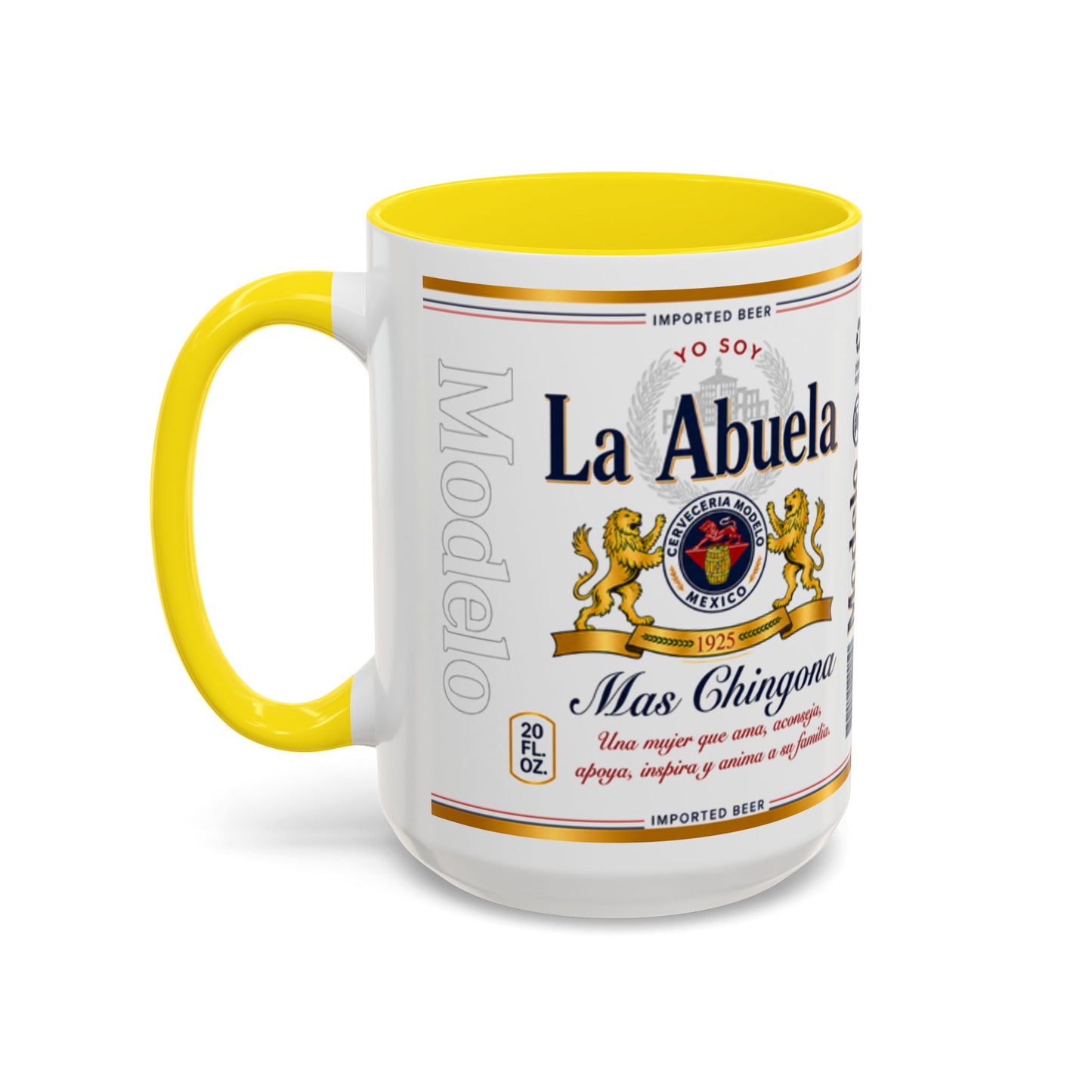 La Abuela Más Chingona Mug, Spanish Grandma Coffee Cup