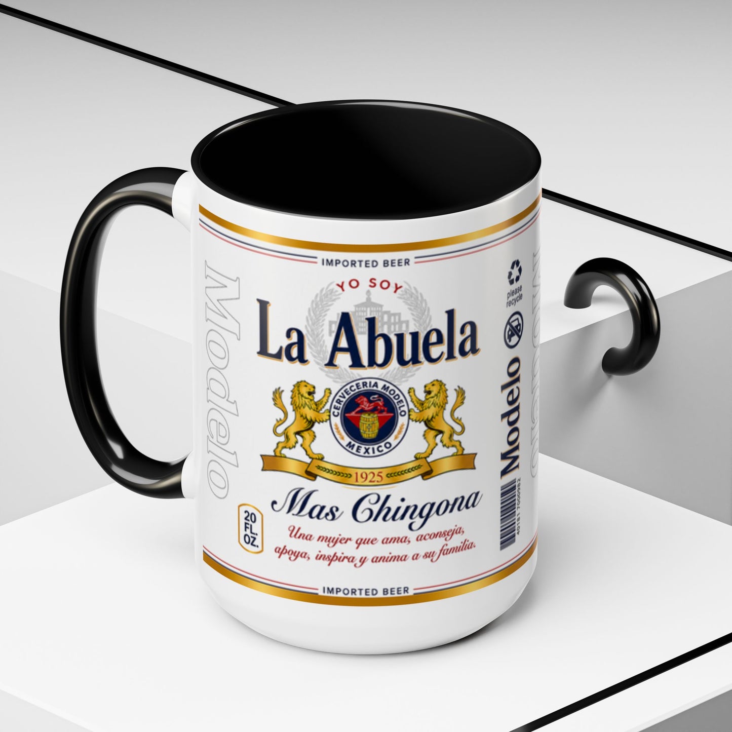 La Abuela Más Chingona Mug, Spanish Grandma Coffee Cup