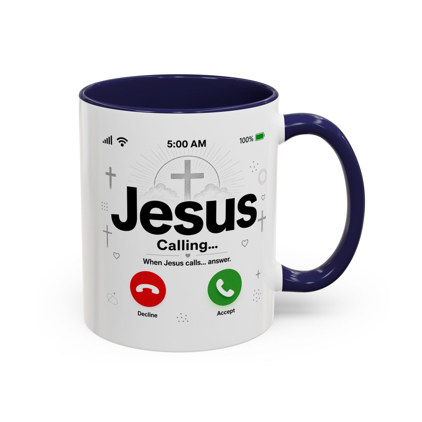 Jesus Calling Mug Christian Coffee Cup Faith Gift Pastor Bible Study Church