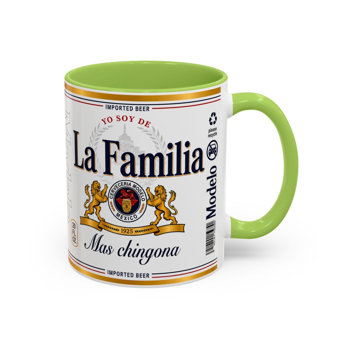 La Familia Más Chingona Mug, Funny Spanish Family Coffee Cup