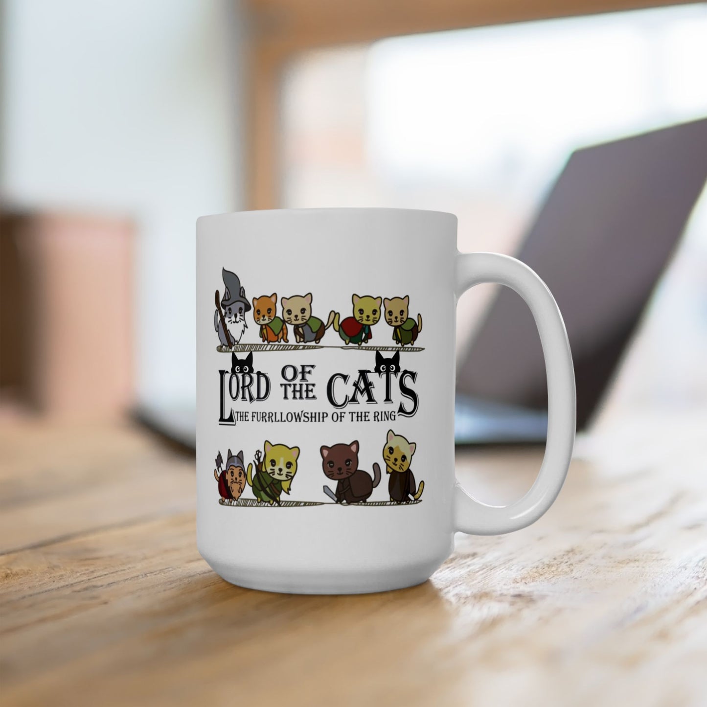 Lord of the Cats Funny Coffee Mug, Cat Lover Gift