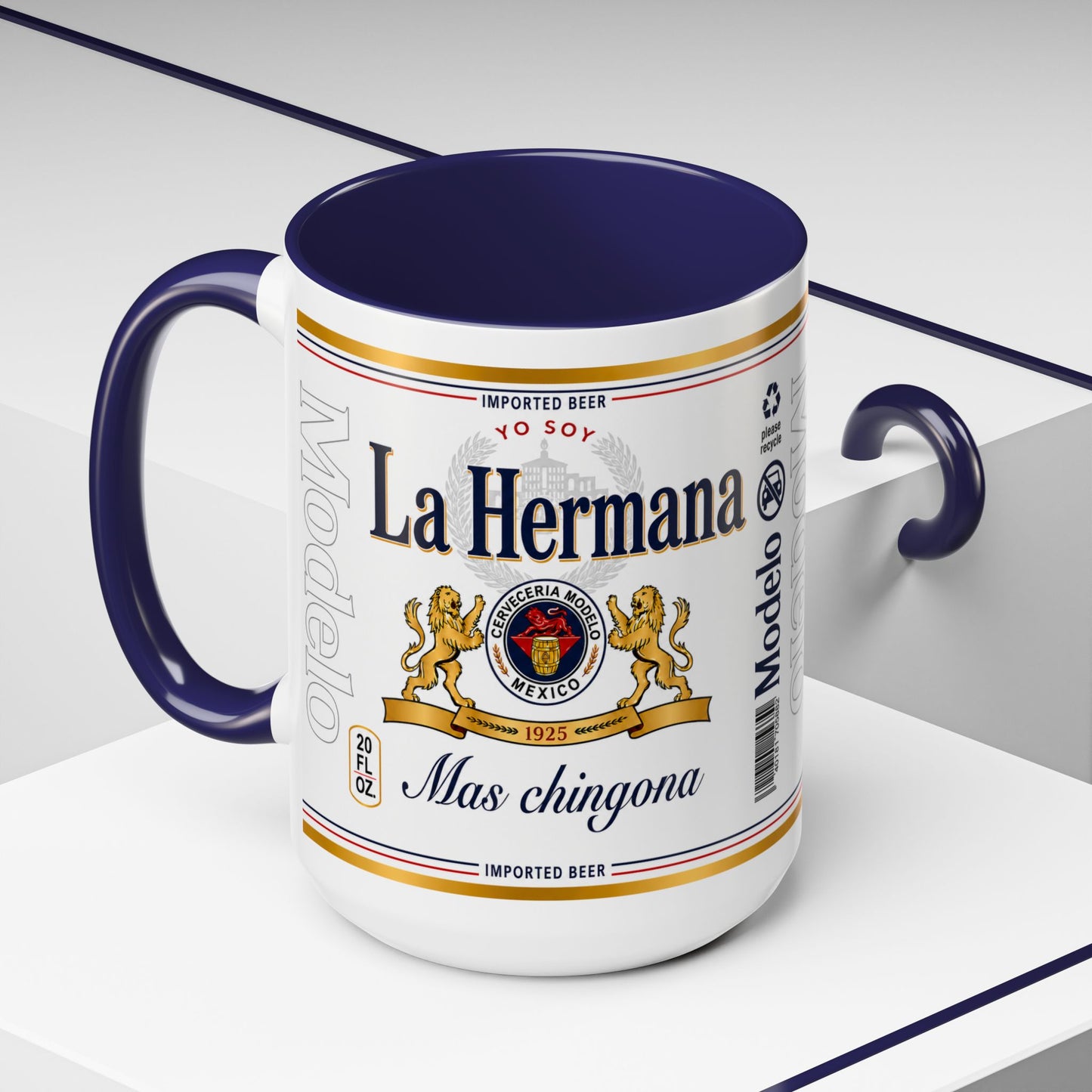 La Hermana Más Chingona Mug, Funny Spanish Sister Coffee Cup