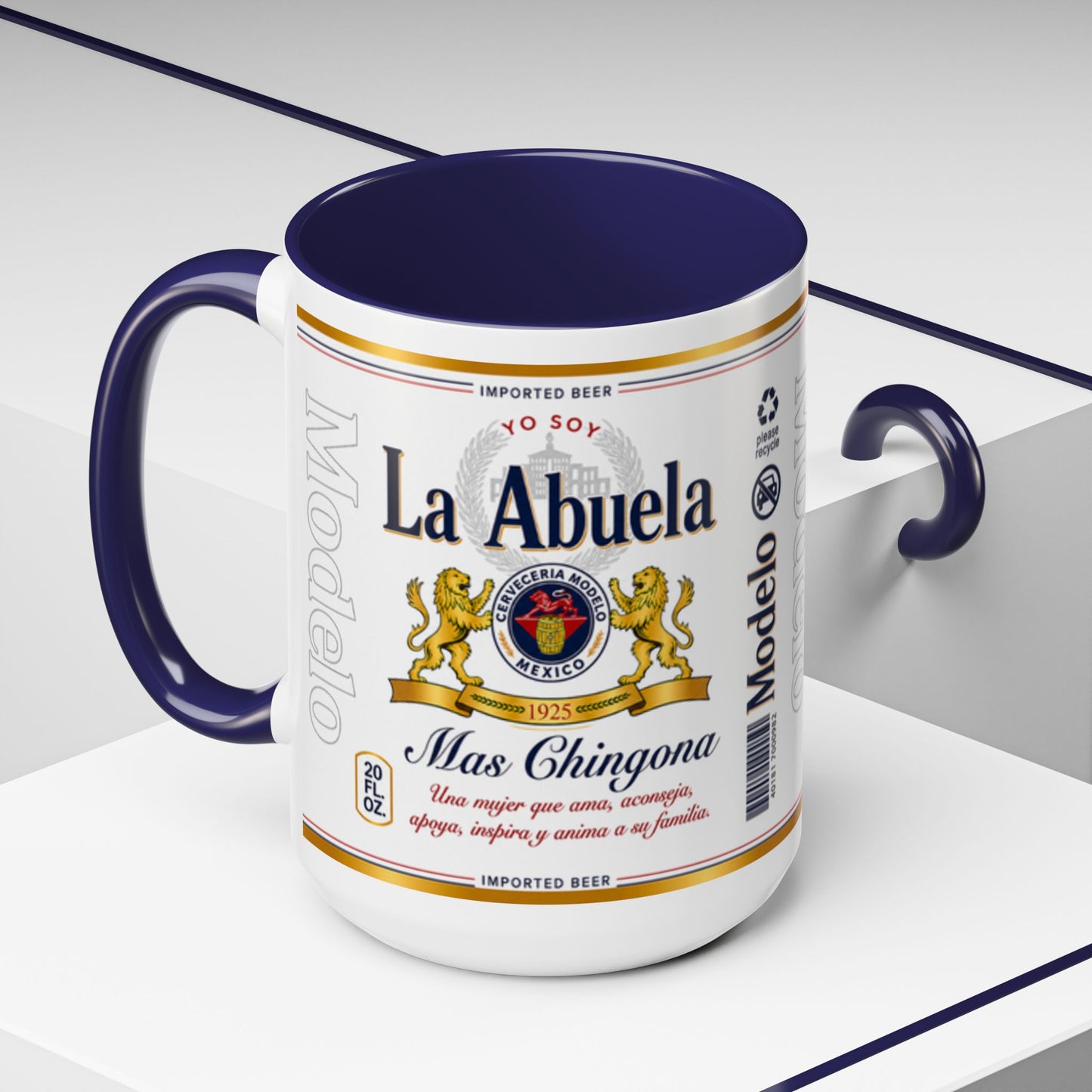 La Abuela Más Chingona Mug, Spanish Grandma Coffee Cup