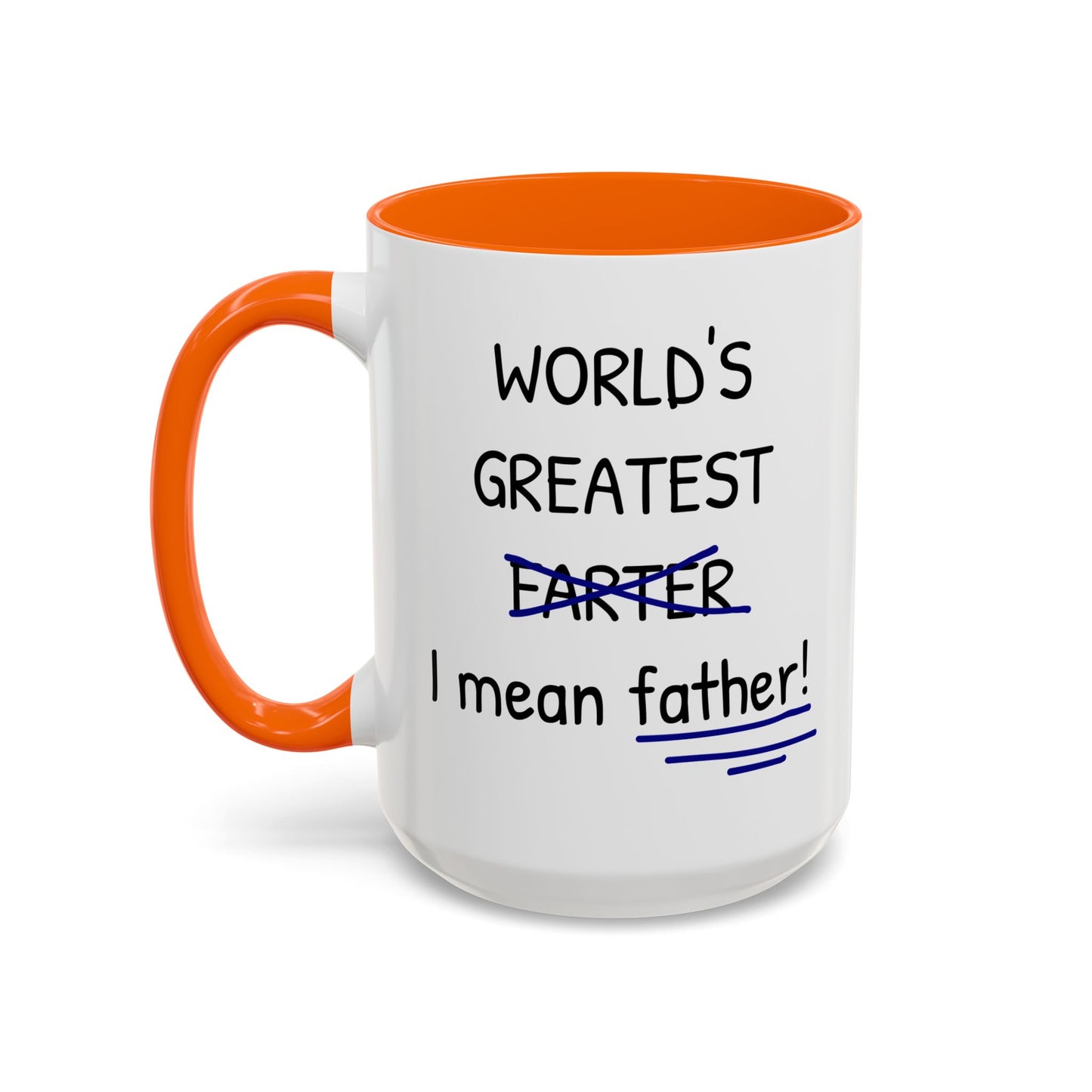 World’s Greatest Farter Mug, Funny Father Coffee Cup, Dad Joke Gift