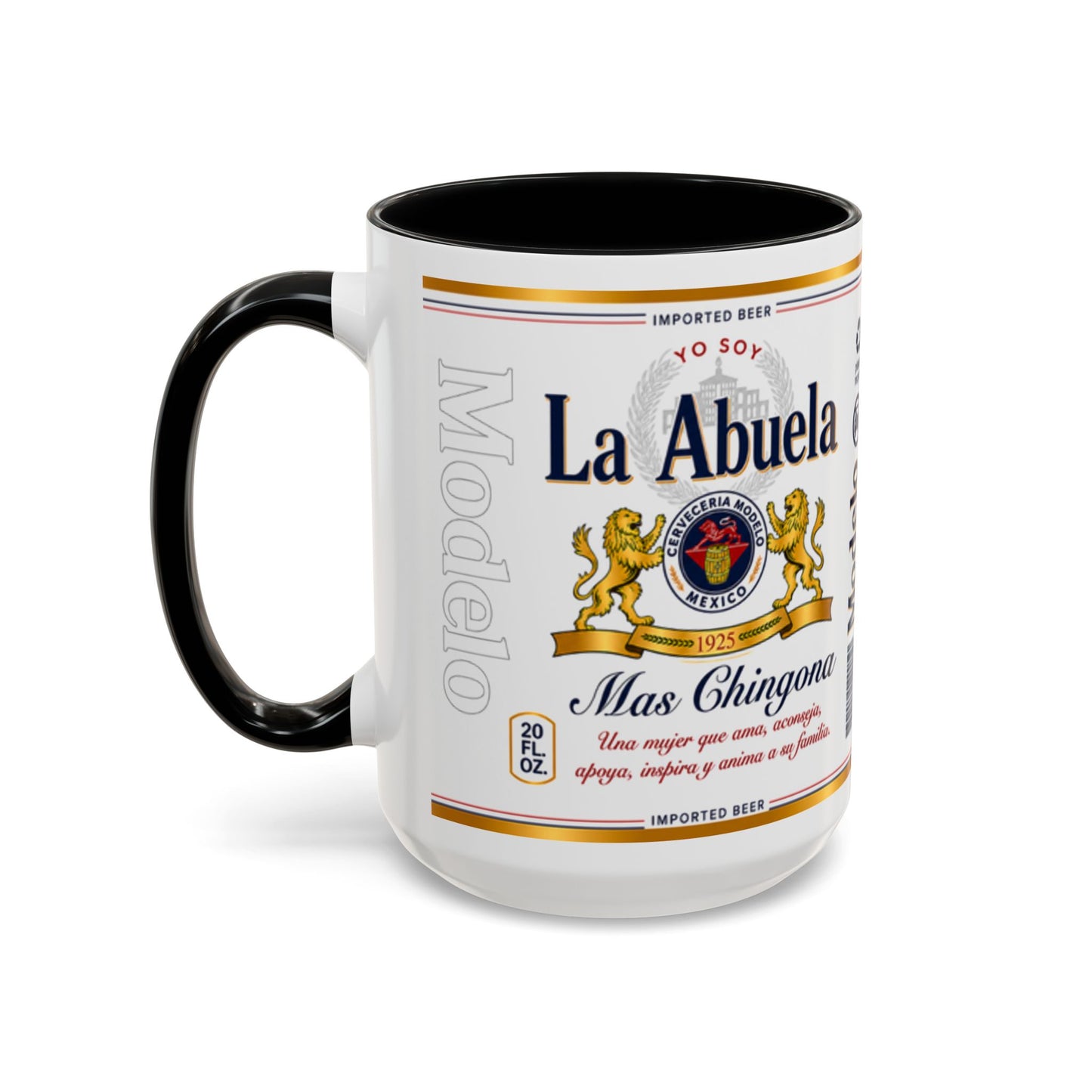 La Abuela Más Chingona Mug, Spanish Grandma Coffee Cup