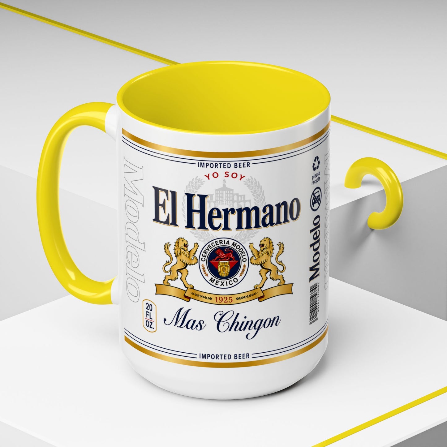 El Hermano Más Chingón Mug, Funny Spanish Brother Coffee Cup