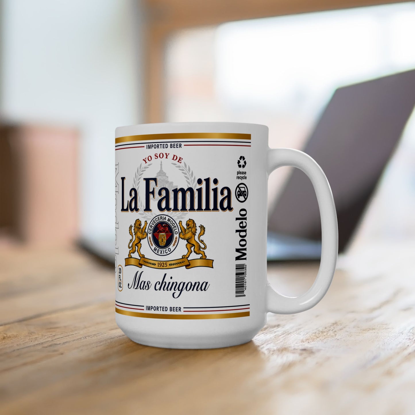 Yo Soy de La Familia Más Chingona Mug, Family Gift, Funny Coffee Cup
