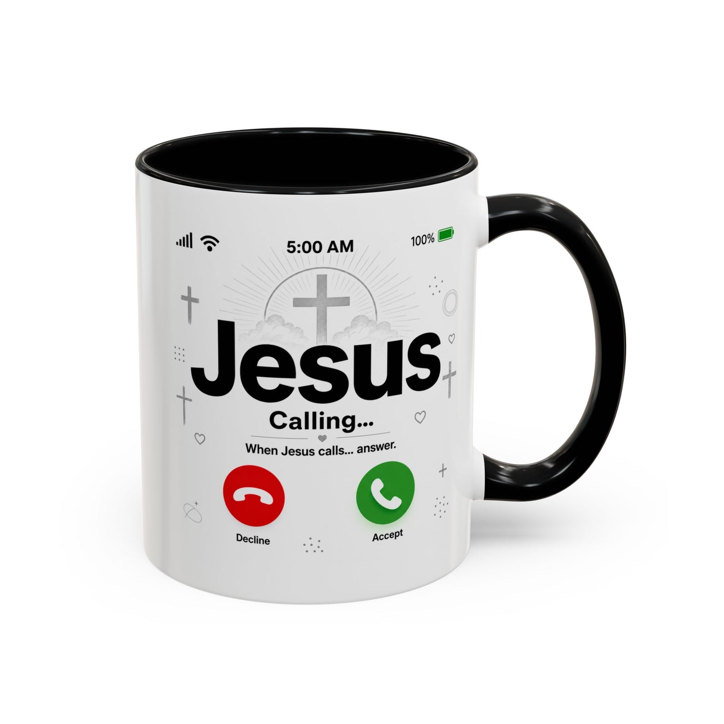 Jesus Calling Mug Christian Coffee Cup Faith Gift Pastor Bible Study Church