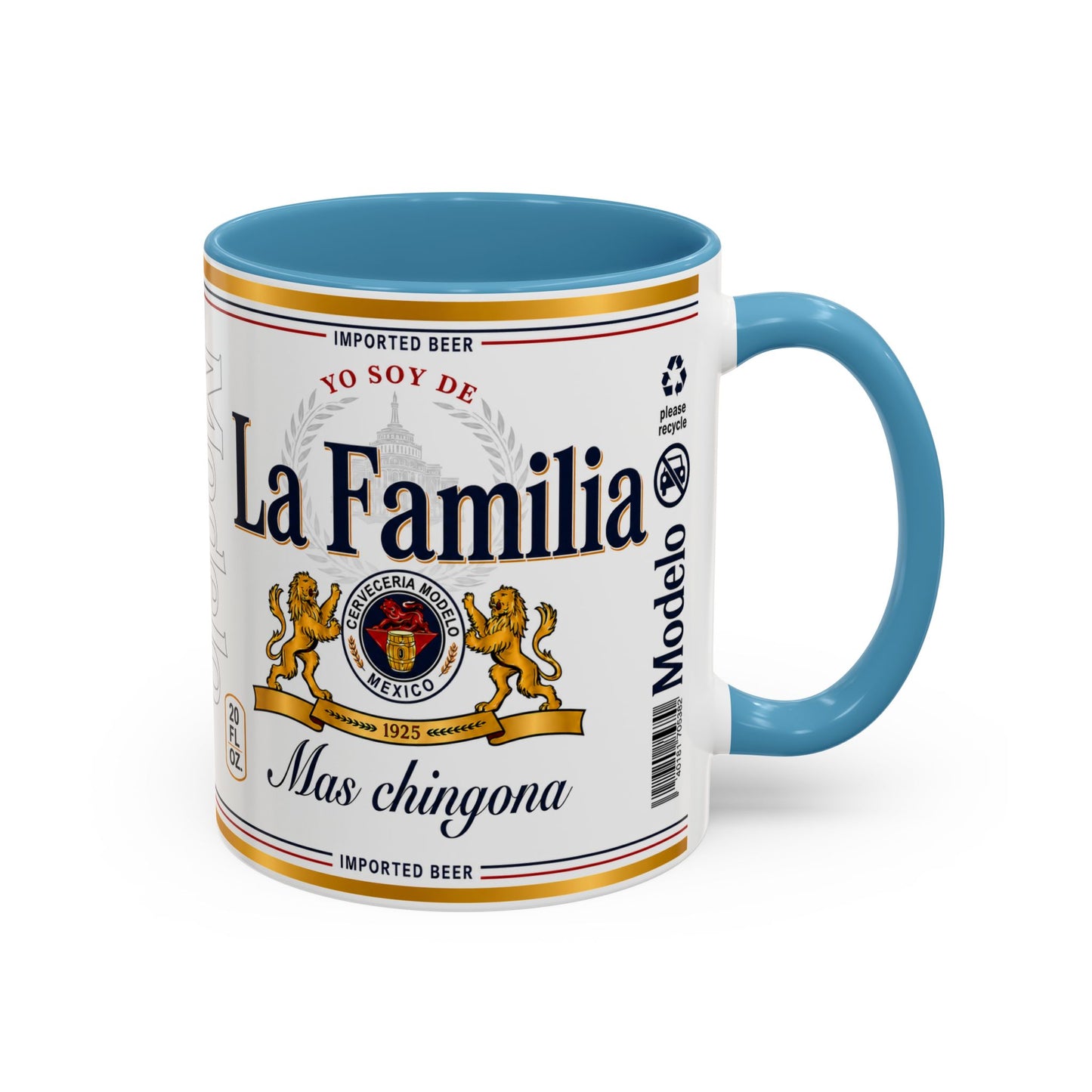 La Familia Más Chingona Mug, Funny Spanish Family Coffee Cup