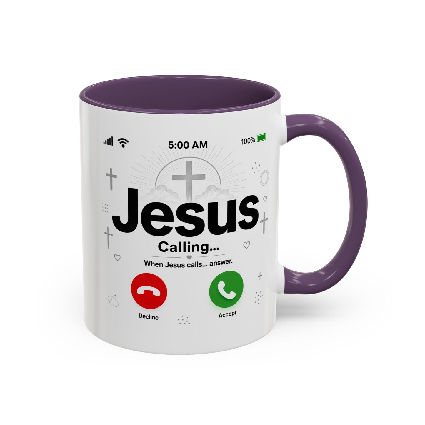 Jesus Calling Mug Christian Coffee Cup Faith Gift Pastor Bible Study Church