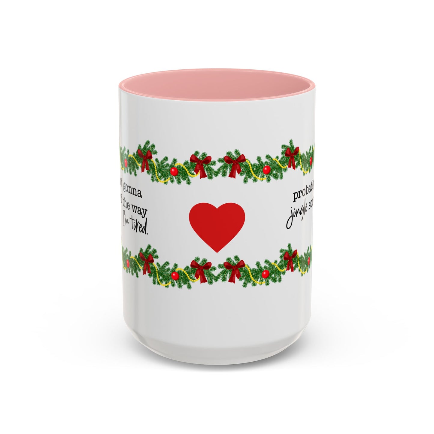 Funny Christmas Garland Mug.
