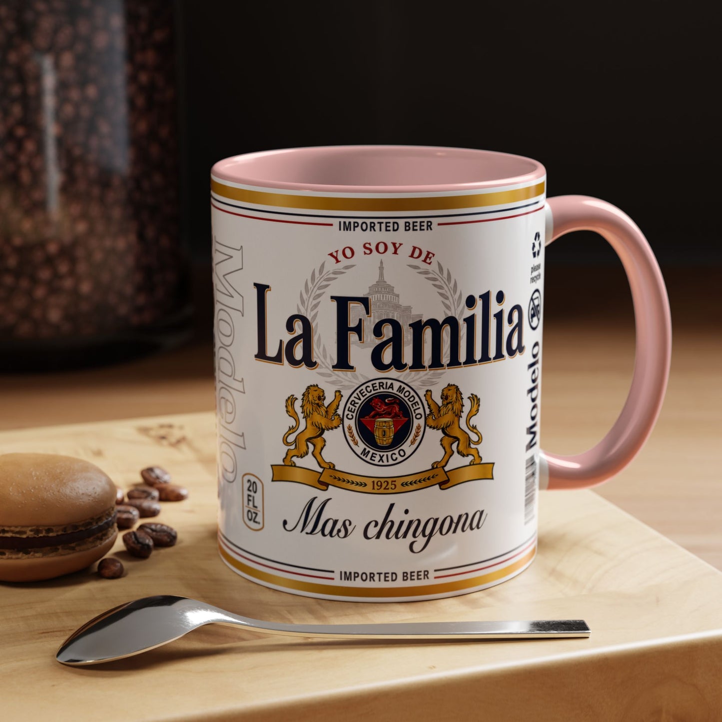 La Familia Más Chingona Mug, Funny Spanish Family Coffee Cup