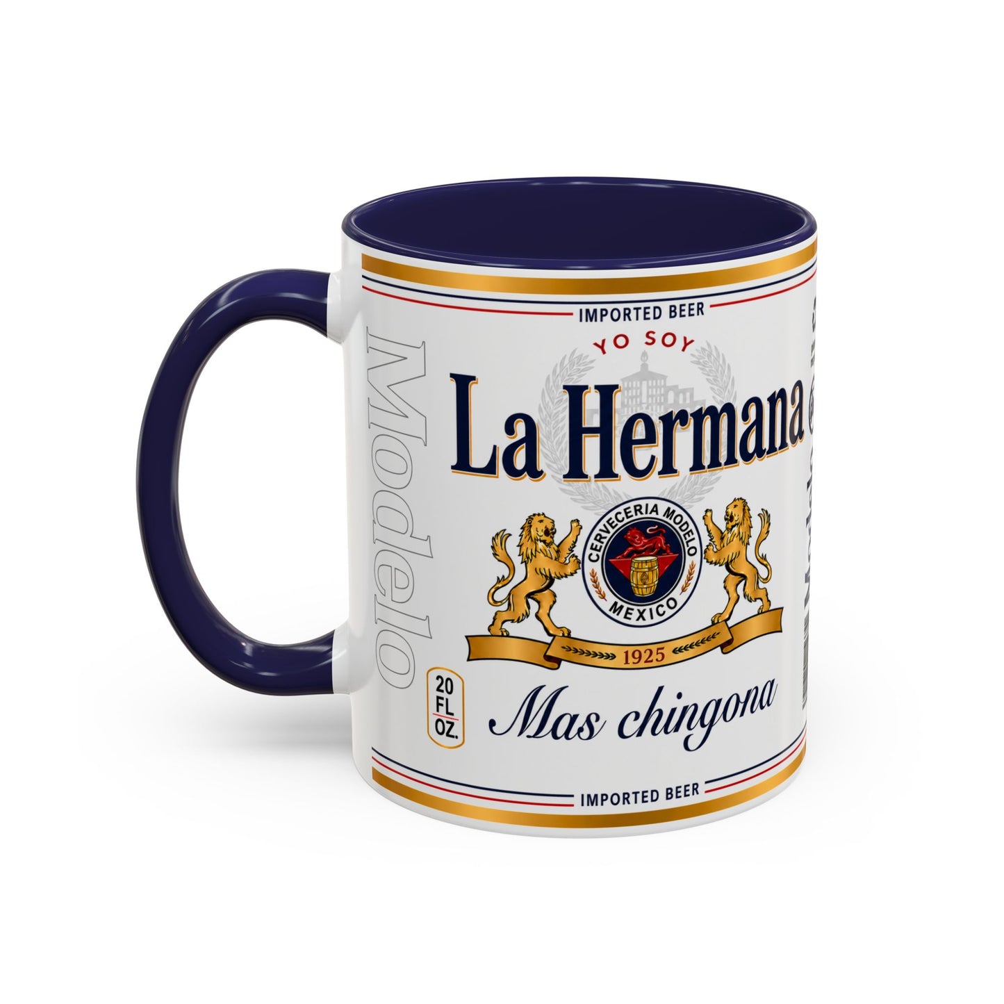 La Hermana Más Chingona Mug, Funny Spanish Sister Coffee Cup