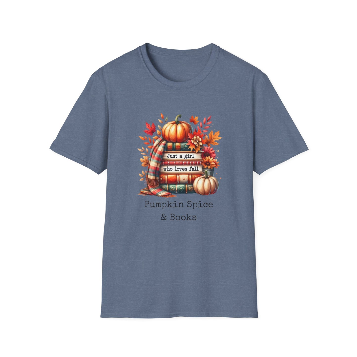 Pumpkin Spice & Books – Fall Reading T-Shirt