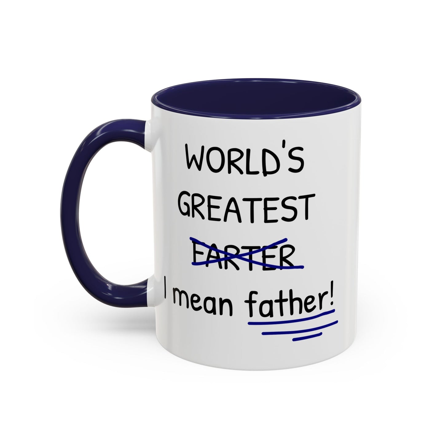 World’s Greatest Farter Mug, Funny Father Coffee Cup, Dad Joke Gift