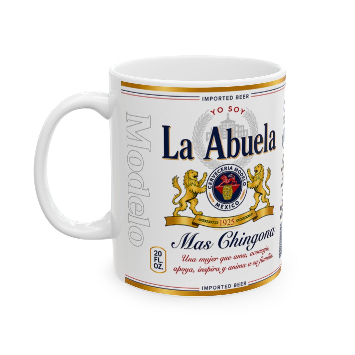 Yo Soy La Abuela Más Chingona Mug, Spanish Grandmother Gift