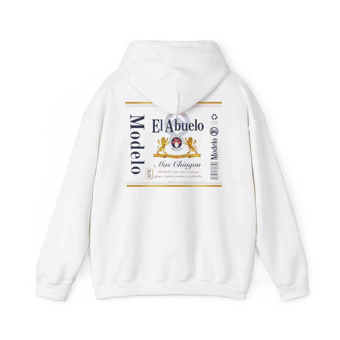 Hoodie Modelo Beer ,El Abuelo Modelo Beer