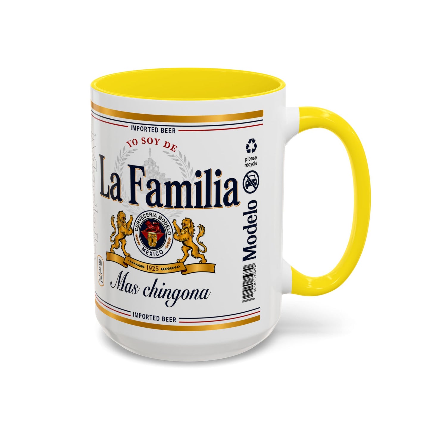 La Familia Más Chingona Mug, Funny Spanish Family Coffee Cup