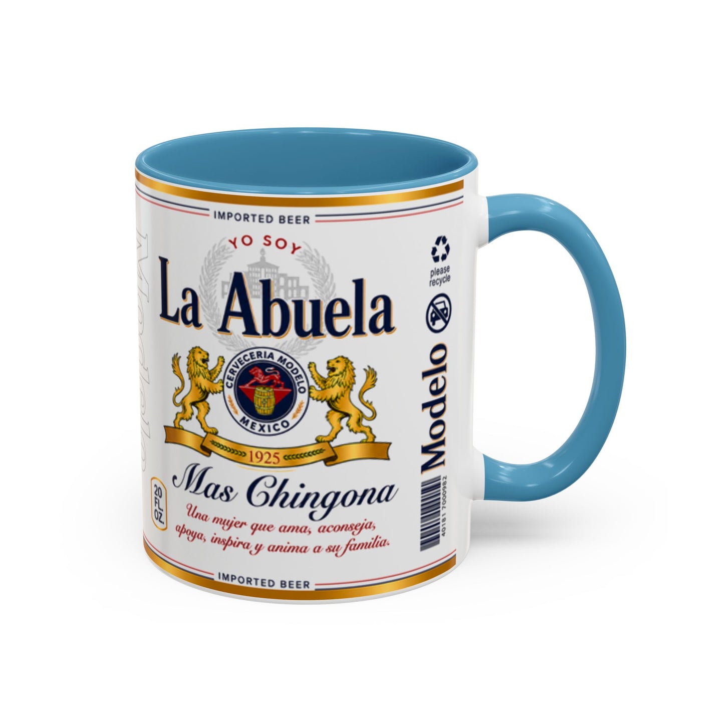 La Abuela Más Chingona Mug, Spanish Grandma Coffee Cup