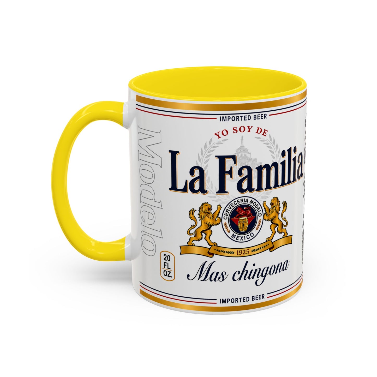 La Familia Más Chingona Mug, Funny Spanish Family Coffee Cup