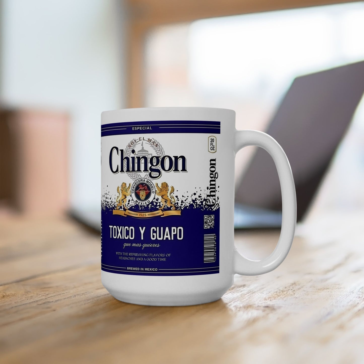 Chingon Ceramic Mug , Funny Coffee Cup