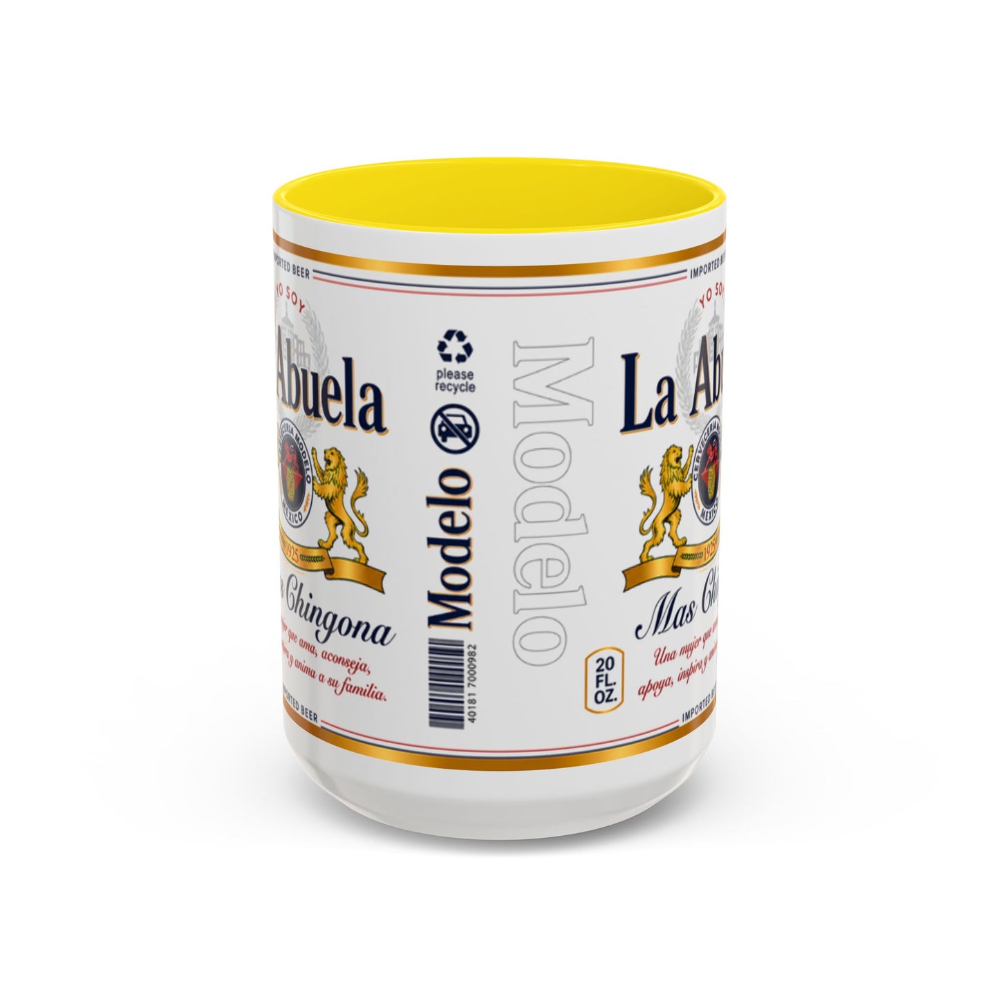La Abuela Más Chingona Mug, Spanish Grandma Coffee Cup