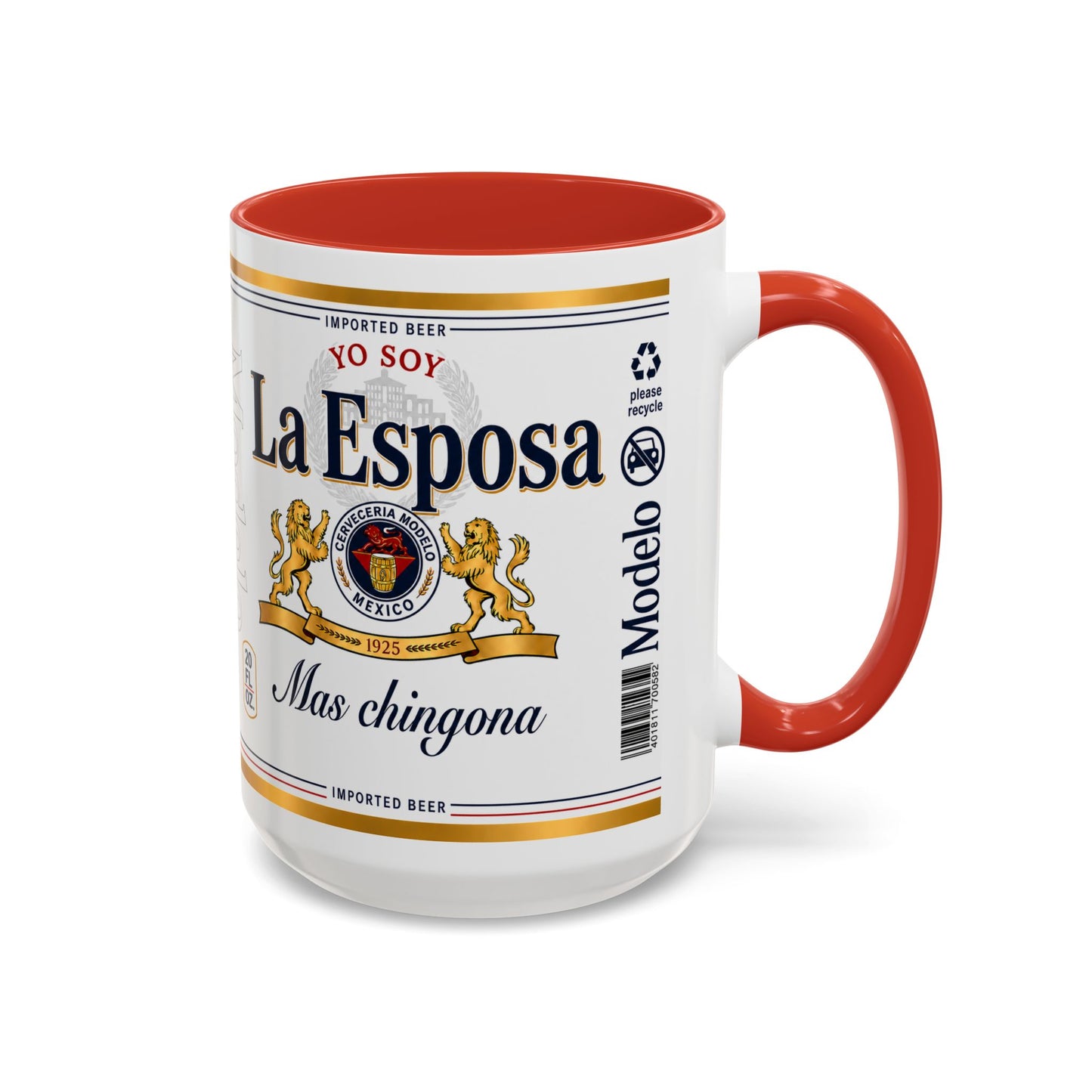 La Esposa Más Chingona Mug, Funny Spanish Wife Coffee Cup