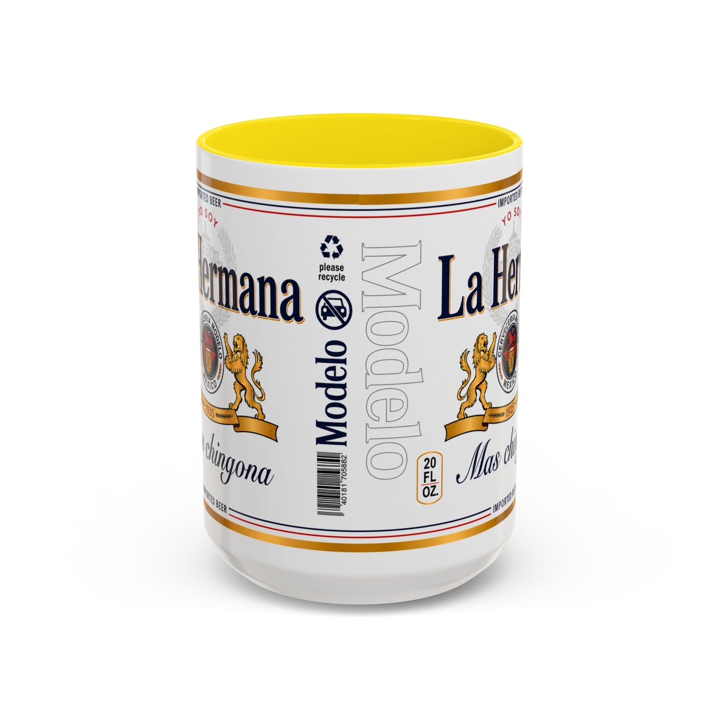 La Hermana Más Chingona Mug, Funny Spanish Sister Coffee Cup