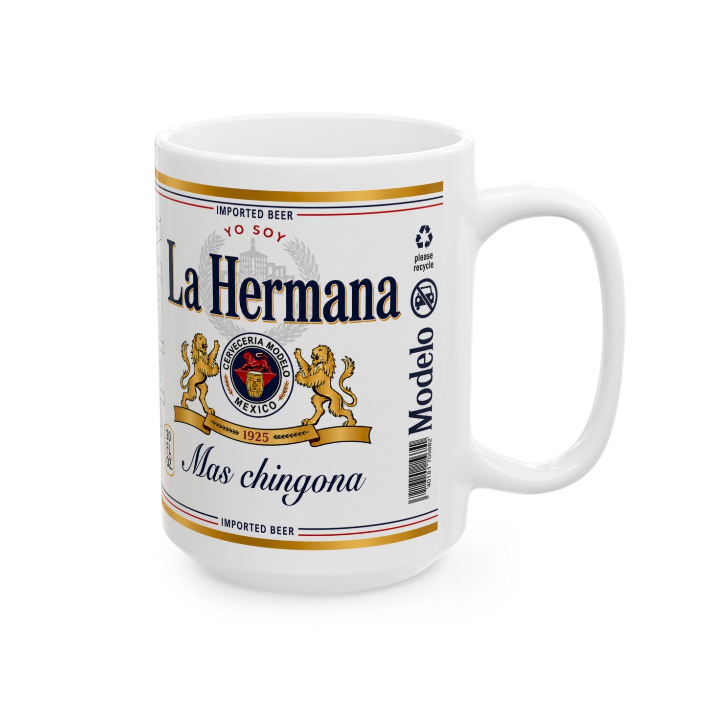 Yo Soy La Hermana Más Chingona Mug, Spanish Sister Gift