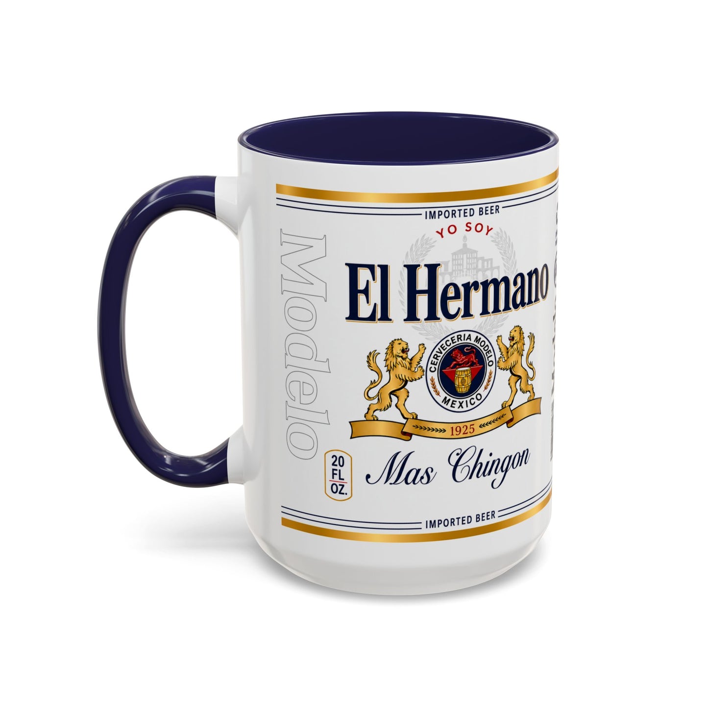 El Hermano Más Chingón Mug, Funny Spanish Brother Coffee Cup