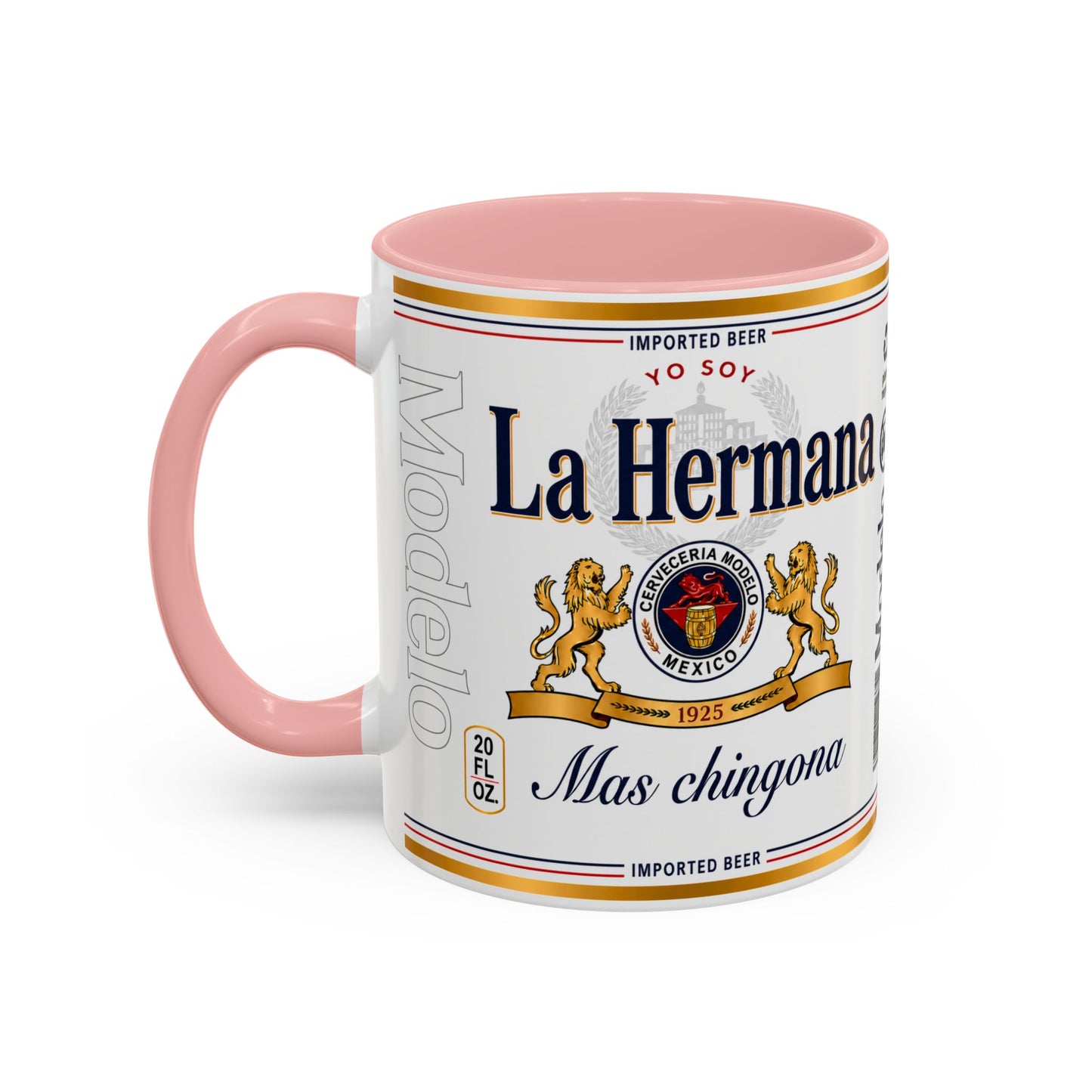 La Hermana Más Chingona Mug, Funny Spanish Sister Coffee Cup